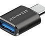 Переходник Breaking 24501 OTG гнездо USB 3.0 - джек USB Type-C , чёрный
