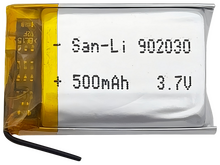 Аккумулятор 3.7 В SL 902030 , 500 мАч , 9*20*30 мм