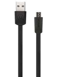 Кабель Usams US-SJ201 U2 джек USB - джек micro USB , 2 А , 1.2 метра , чёрный