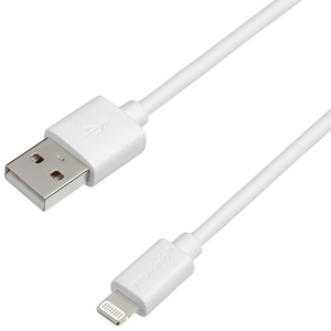Кабель Breaking 20111 Classic джек USB - джек Lightning , 2.4 А , 1 метр , белый