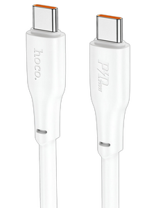 Кабель Hoco X93 Force джек USB Type-C - джек USB Type-C , 100 Вт , 3 А , 1 метр , белый