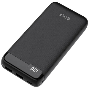 Внешний аккумулятор Golf LCD22 чёрный ( 3.7 В ) 20000 мАч ; для моб телефонов ( 5 В ) ≈ 12000 мАч