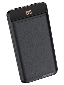 Внешний аккумулятор Borofone BT29 чёрный ( 3.7 В ) 10000 мАч ; для моб телефонов ( 5 В ) ≈ 5900 мАч
