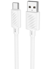 Кабель Hoco X88 Gratified джек USB - джек USB Type-C , 3 А , 1 метр , белый