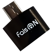 Переходник Faison P-12 Pass OTG гнездо USB - джек micro USB , чёрный