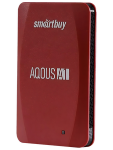 Внешний накопитель SSD USB Type-C 3.1 512 Гб SmartBuy Aqous A1 , красный , SB512GB-A1R-U31C