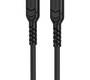 Кабель Hoco X59 Victory джек USB Type-C - джек Lightning , 20 Вт , 1 метр , нейлон , чёрный