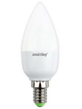 Лампа светодиодная E14 SmartBuy C37 , 7 Bт , 4000 , холодный свет , SBL-C37-07-40K-E14