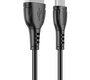 Кабель Borofone BX51 Triumph джек USB - джек micro USB , 2.4 А , 1 метр , чёрный
