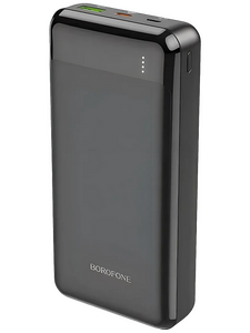 Внешний аккумулятор Borofone BJ19A чёрный (3.7 В) 20000 мАч; для моб телефон (5В) ≈ 11800 мАч, QC3.0