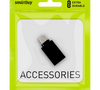 Переходник SmartBuy A-USB OTG гнездо USB 3.0 - джек USB Type-C , чёрный
