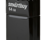 Флеш-накопитель USB 64 Гб SmartBuy Art Series , мини , чёрный , SB64GBAK