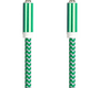 Кабель SmartBuy A-35-35 green джек 3.5 - джек 3.5 , 1 метр , нейлоновая оплётка , зелёный