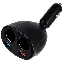 Разветвитель автомобильного прикуривателя ( 2 прикуривателя + 2 USB ) Walker WSC-31 , чёрный