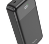 Внешний аккумулятор Hoco J102A чёрный (3.7 В) 20000 мАч ; для моб телефонов (5 В) ≈ 11800 мАч, QC3.0