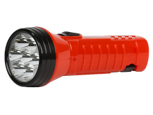 Фонарик ручной SmartBuy SВF-95-R , красный ( встроенный аккумулятор , выдвижная вилка 220 В, 7 LED )