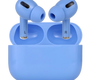 Гарнитура беспроводная вакуумная ( с кнопкой ответа ) Inpods Pro TWS Bluetooth V5.0 , голубая