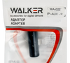 Переходник Walker WA-015 джек Lightning - гнездо 3.5 + гнездо Lightning , чёрный , для наушников