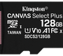 Карта памяти MicroSD 128 Гб Kingston Canvas Select Plus Класс 10 + адаптер SD , SDCS2/128GB
