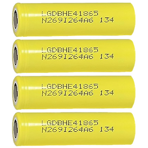 Аккумулятор 18650 LG LGDBHE41865 , 2500 мАч , 20 А , № S160F092AC 134