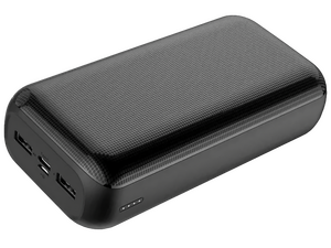 Внешний аккумулятор Golf G55-C чёрный ( 3.7 В ) 30000 мАч ; для моб телефонов ( 5 В ) ≈ 18000 мАч