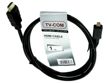 Кабель Tv-Com CG583K-1M ver. 1.4 джек HDMI - джек micro HDMI , 1 метр