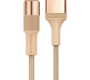 Кабель Borofone BX21 Outstanding джек USB - джек USB Type-C , 3 А , 1 метр , нейлон , золотой