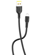 Кабель Denmen D06V джек USB - джек micro USB , 2.4 А , 1 метр , чёрный