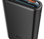 Внешний аккумулятор Hoco Q1 чёрный ( 3.7В ) 10000 мАч ; для моб телефонов (5В) ≈ 5900 мАч, 3A, QC3.0
