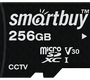 Карта памяти MicroSD 256 Гб SmartBuy CCTV Класс 10 U3 ( чтение до 95 МБ/с / запись до 65 МБ/с )