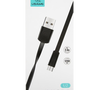 Кабель Usams US-SJ201 U2 джек USB - джек micro USB , 2 А , 1.2 метра , чёрный