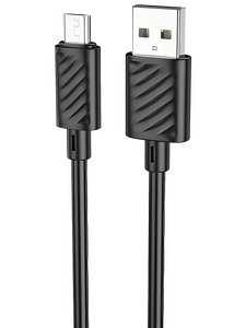 Кабель Hoco X88 Gratified джек USB - джек micro USB , 2.4 А , 1 метр , чёрный