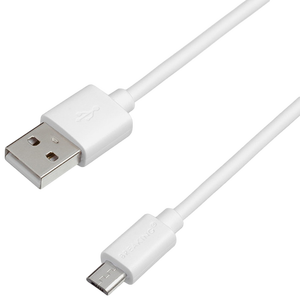 Кабель Breaking 20113 Classic джек USB - джек micro USB , 2.4 А , 1 метр , белый