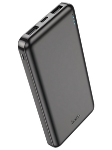 Внешний аккумулятор Hoco J100 чёрный ( 3.7 В ) 10000 мАч ; для моб телефонов ( 5 В ) ≈ 5900 мАч 