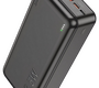 Внешний аккумулятор Hoco J101B чёрный (3.7 В) 30000 мАч ; для моб телефонов (5 В) ≈ 17700 мАч, QC3.0