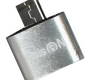 Переходник Faison P-12 Pass OTG гнездо USB - джек micro USB , серебристый
