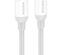 Кабель Borofone BX68 джек USB Type-C - джек Lightning , 20 Вт , 2 метра , нейлон , серебристый