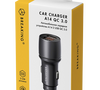 Автомобильное зарядное USB устройство ( 2 USB выхода ) Breaking A14, 5 - 12В, 1.5 - 3A, QC3.0, серое