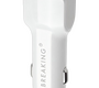 Автомобильное зарядное USB устройство ( 2 USB выхода ) Breaking A10 , 2.4 A , бело-серое