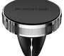 Автомобильный держатель для смартфона Borofone BH8 Air , магнитный , серебристо-чёрный 