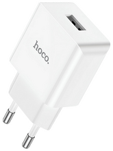 Сетевое зарядное USB устройство ( 1 USB выход ) Hoco C106A Leisure , 5 В , 2.1 А , белое