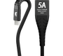 Кабель Peston X8 джек USB - джек USB Type-C , 5 А , 1 метр , чёрный