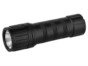 Фонарик ручной Ultraflash 7102-ТН , чёрный ( 2 батарейки R3 в комплект не входят , 1 LED , 0.4 Вт )