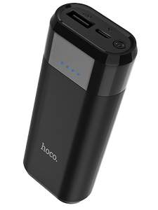 Внешний аккумулятор Hoco B35A чёрный ( 3.7 В ) 5200 мАч ; для моб телефонов ( 5 В ) ≈ 3120 мАч