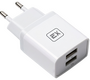 Сетевое зарядное USB устройство ( 2 USB выхода ) Exployd EX-Z-611 , 5 В , 2.1 А + 1 A , белое