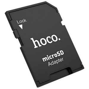 Адаптер SD ( вставляется карта памяти МicroSD ) Hoco HB22 , чёрный