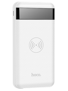 Внешний аккумулятор ( Беспр зарядка ) Hoco J11 белый ( 3.7В ) 10000 мАч; для моб тел (5В) ≈ 6000 мАч