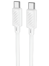 Кабель Hoco X88 Gratified джек USB Type-C - джек USB Type-C , 60 Вт , 3 А , 1 метр , белый