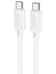 Кабель Hoco X88 Gratified джек USB Type-C - джек USB Type-C , 60 Вт , 3 А , 1 метр , белый