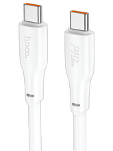 Кабель Hoco X93 Force джек USB Type-C - джек USB Type-C , 240 Вт , 5 А , 1 метр , белый 